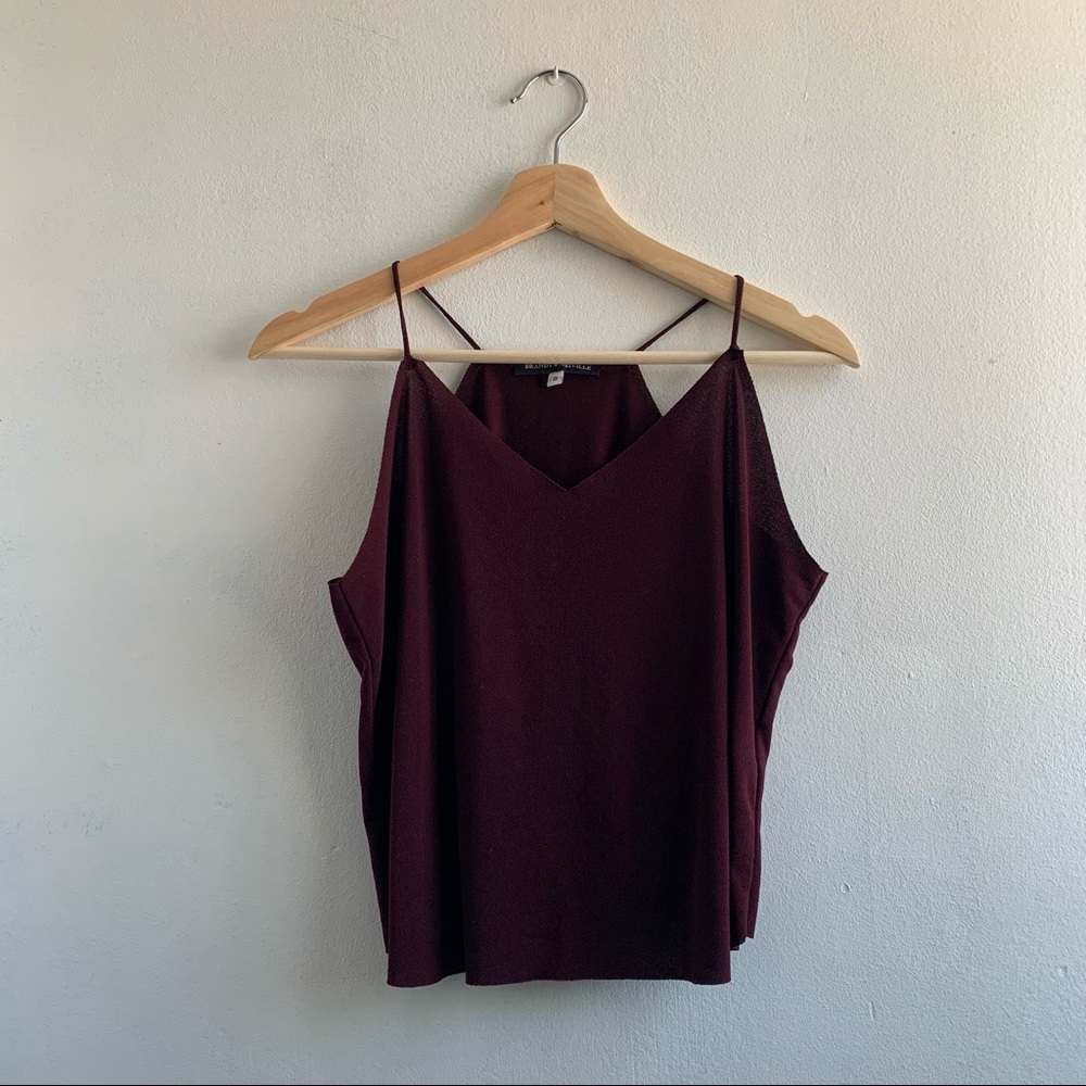 Brandy Melville Burgundy Top